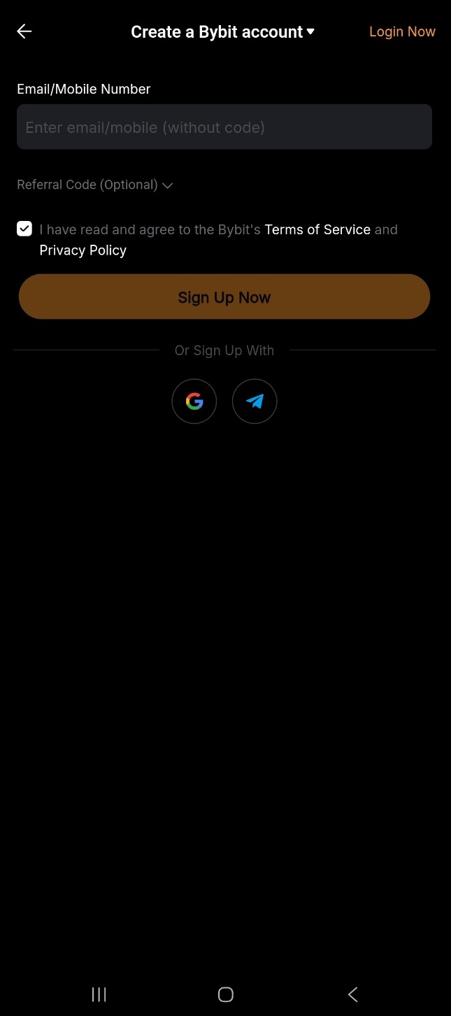 Bybit 가입 3